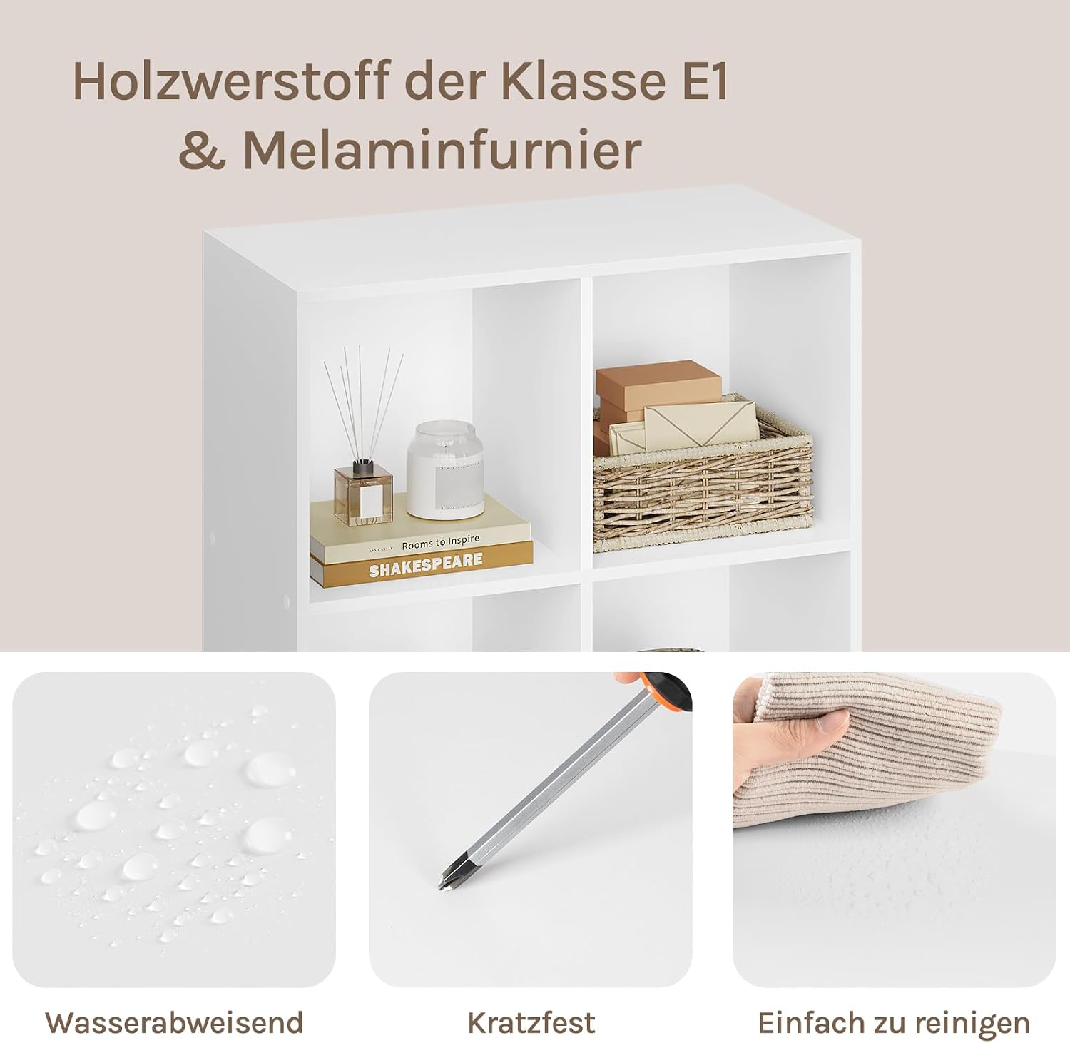 Thumbnail 4 de WOLTU Bücherregal 8 Fächer 60x121x29,5 cm