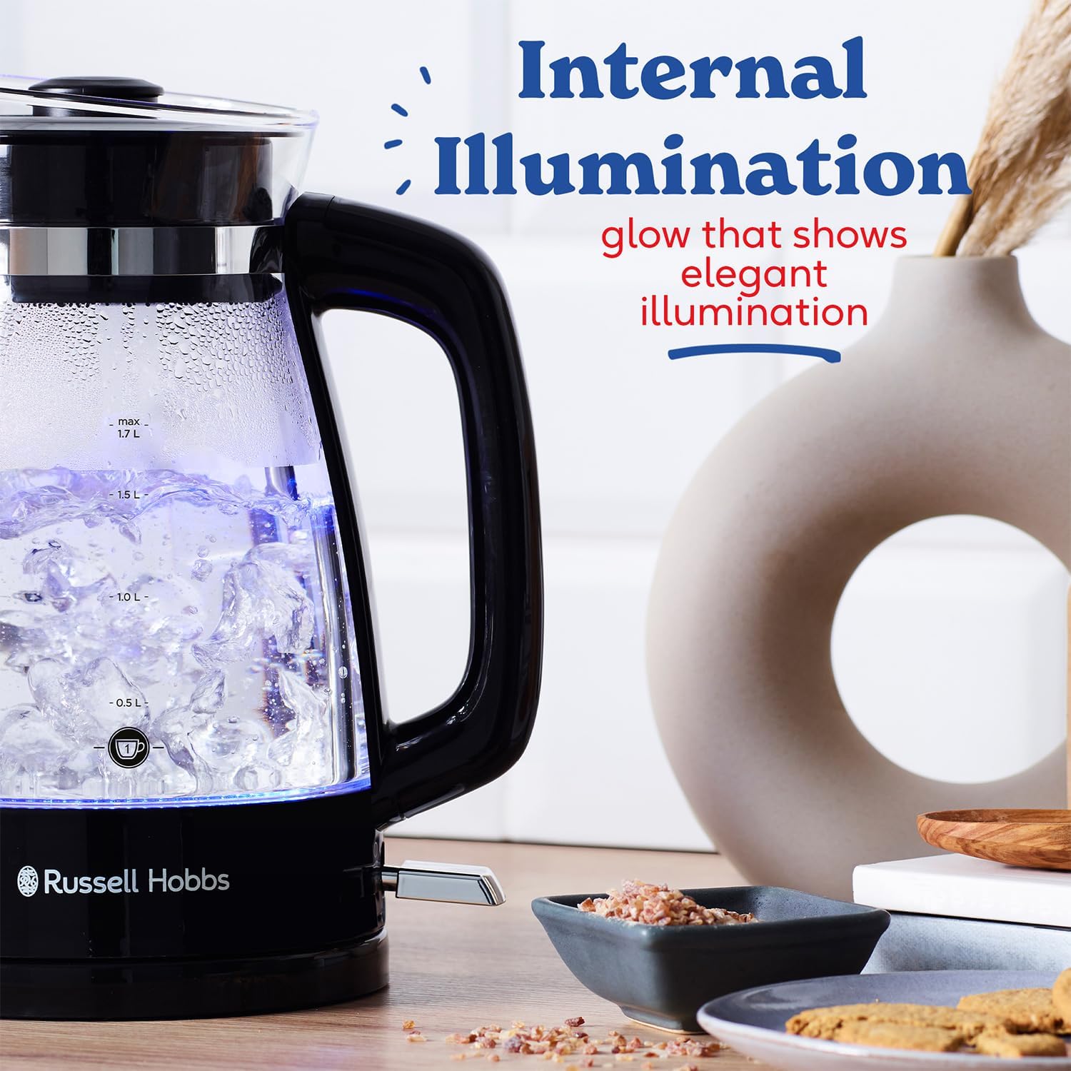 Thumbnail 4 de Russell Hobbs 1.7L Carafe Style Kettle