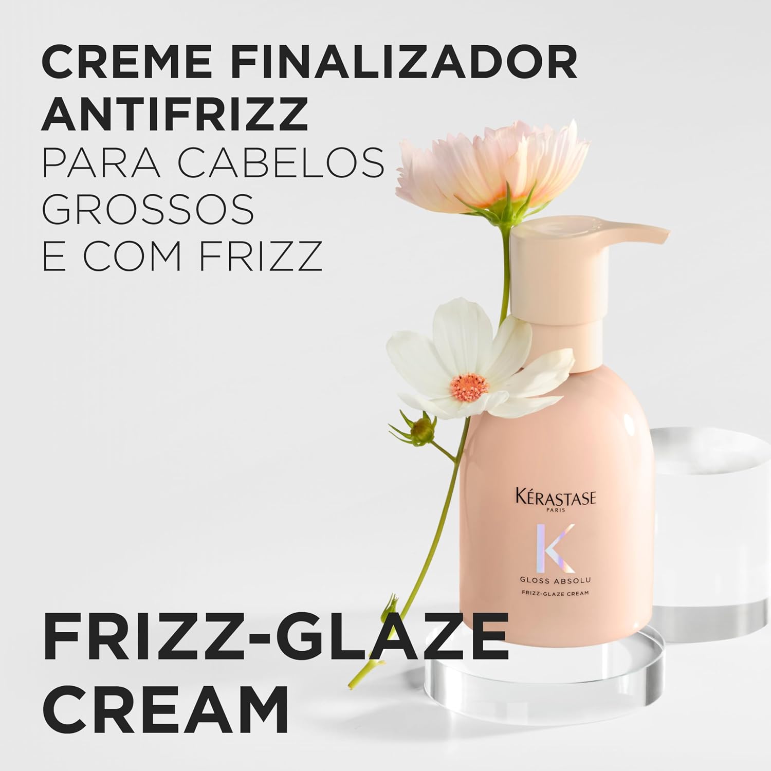 Thumbnail 1 de Kérastase Gloss Absolu Frizz-Glaze Cream: Leave-In Conditioner with Heat Protection
