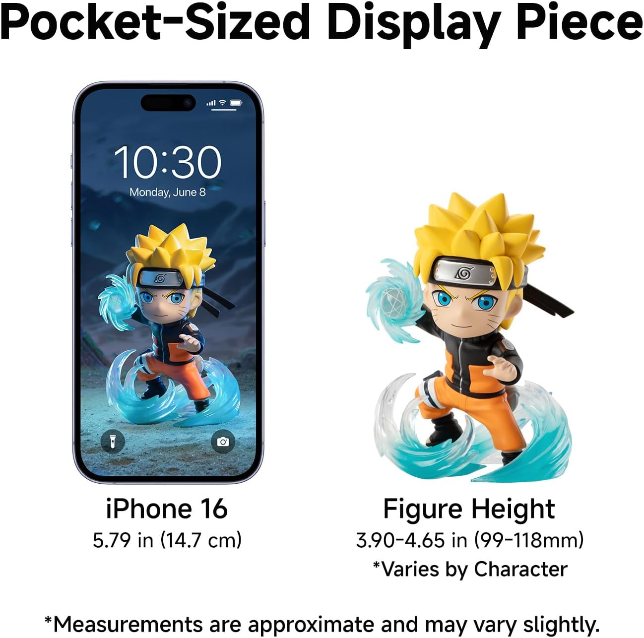 Thumbnail 1 de FUNISM Naruto Shippuden Blind Box Figure, PVC Collectible with Magnetic Card