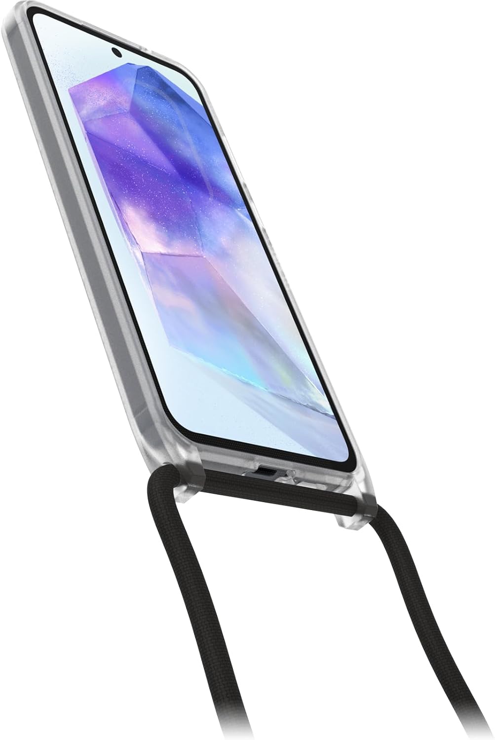 Thumbnail 2 de OtterBox Cover React Necklace per Samsung Galaxy A55 5G – Custodia ultra sottile con cordino intercambiabile, MIL-STD-810G, Stardust