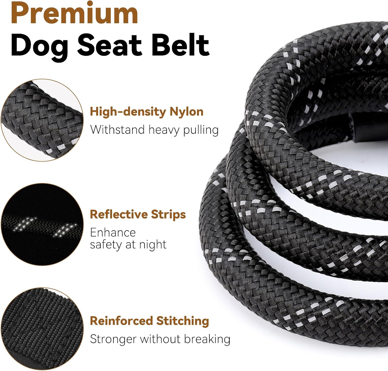 Detalle de Tivray Dog Seat Belt, Nylon
