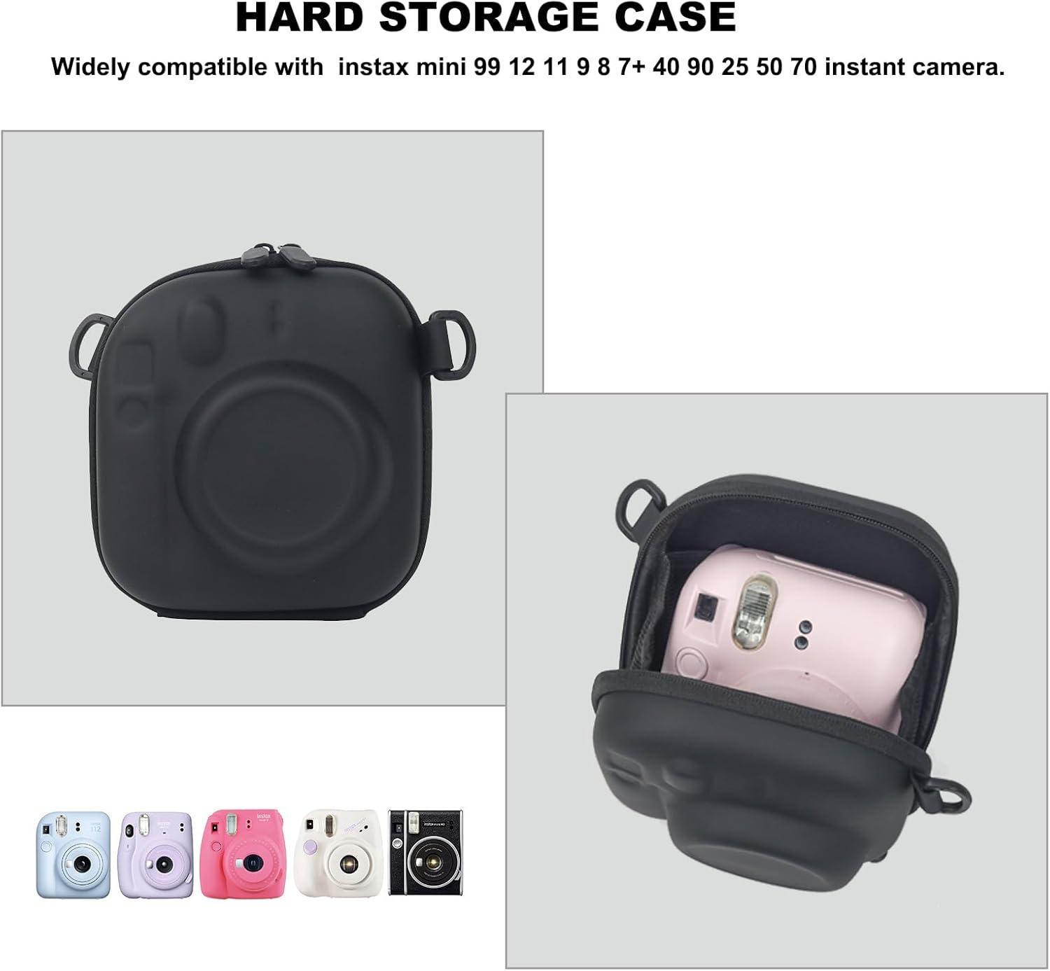 Detalle de Aisnyho Hard Shell Camera Case for Fujifilm Instax Mini Series