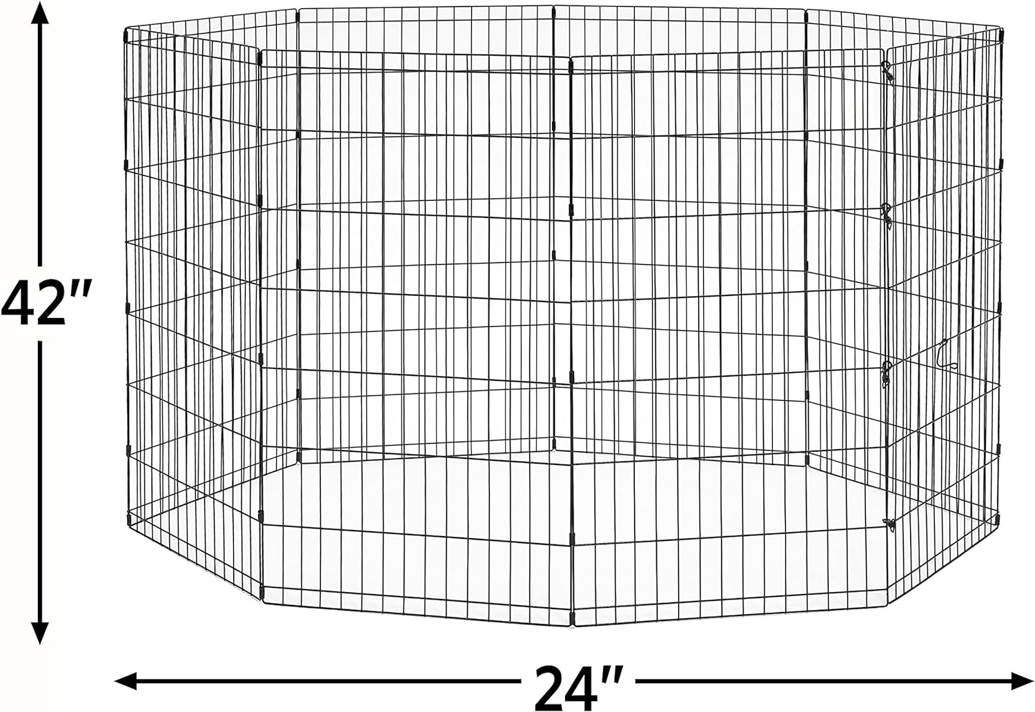 Detalle de New World Recinto pieghevole in metallo 1,5 m² 106 cm