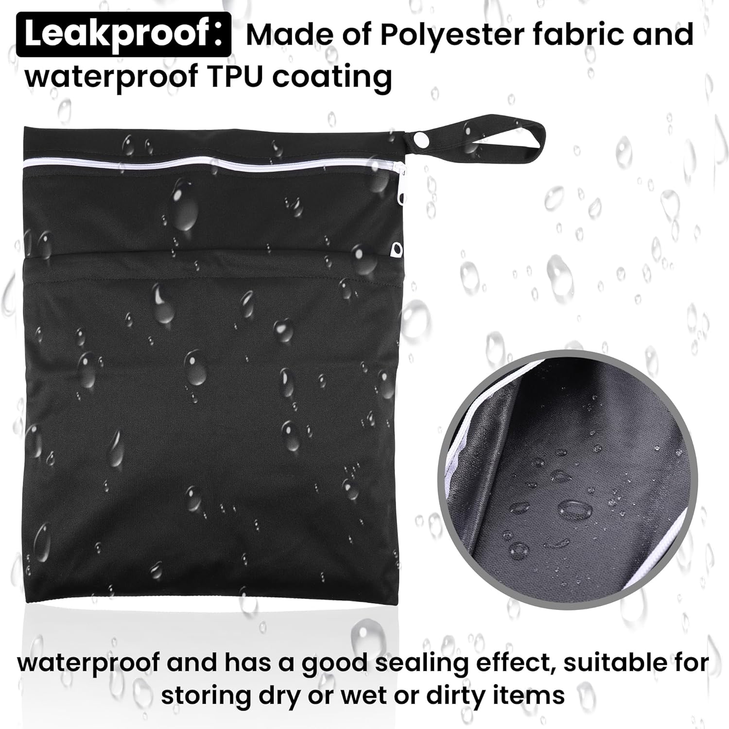 Thumbnail 4 de Zocipro 3Pcs wet bag 36x30cm for travel