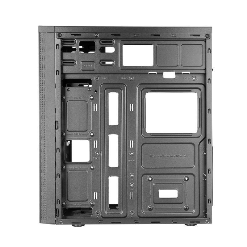 Detalle de Tacens Ferrox USB 3.0 Negra: semitorre de acero para PC