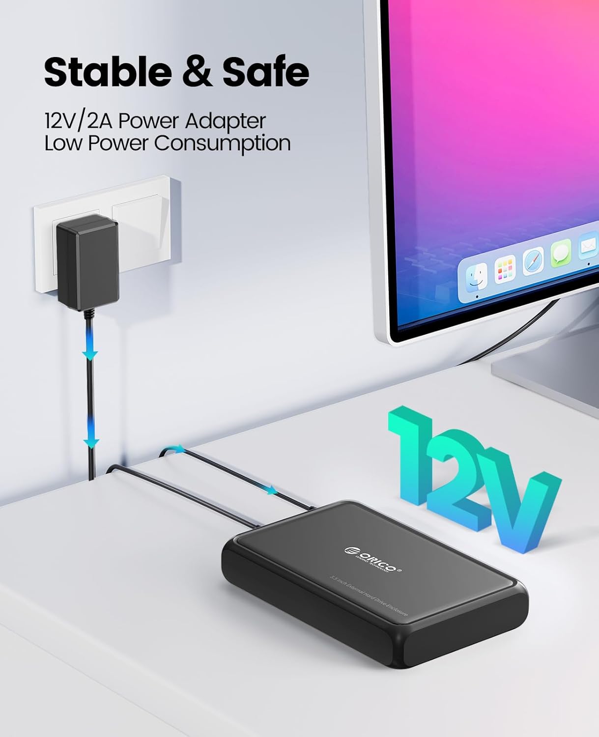 Thumbnail 5 de ORICO 3.5 Inch USB-C External HDD Enclosure (DDL35C3): A practical fix for portable, high-capacity SATA drives