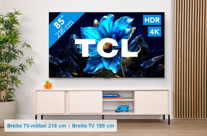 Thumbnail 12 de TCL 85 Zoll QLED P71K 4K (2025) + TCL Q85H PRO Set: 85-Zoll-QLED mit Heimkino-Soundbar