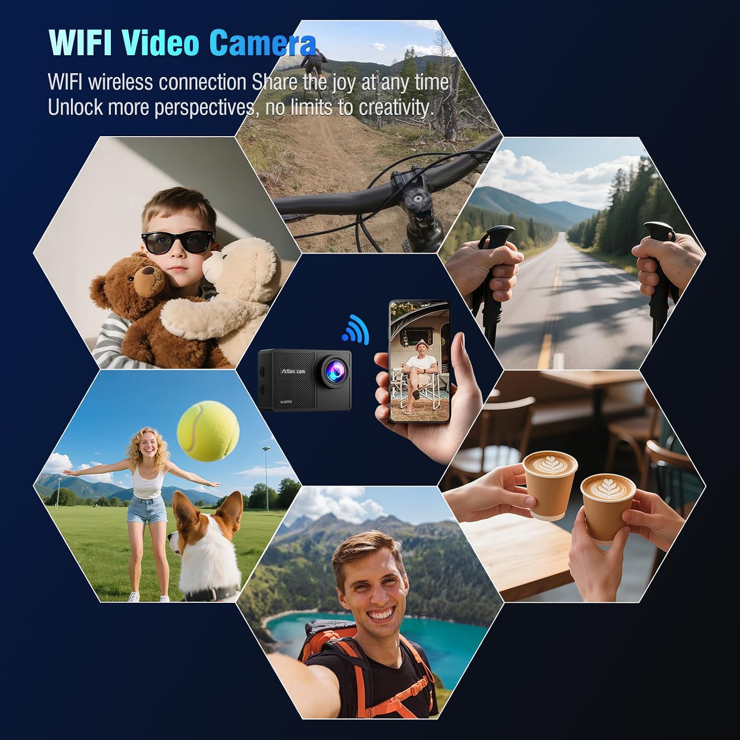 Thumbnail 5 de Yolansin 4K 60FPS Action Camera