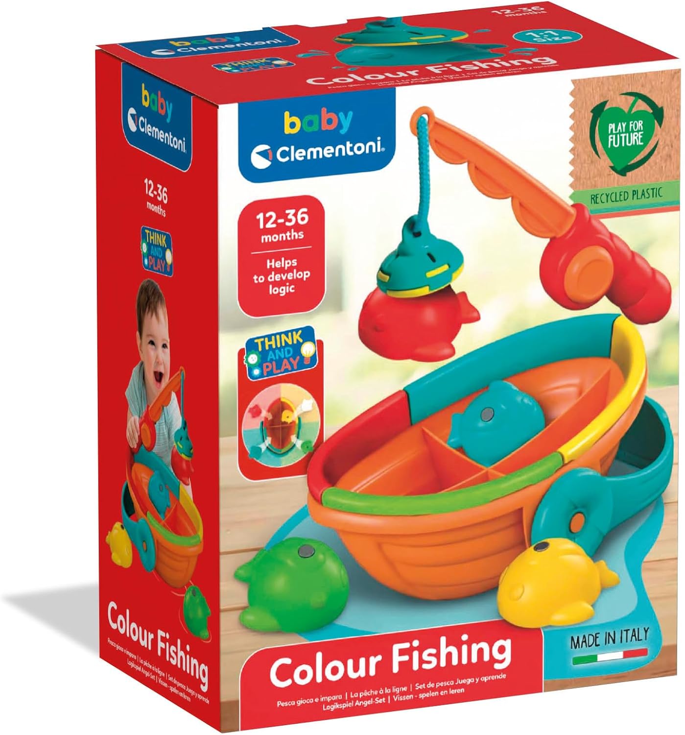 Detalle 2 de Clementoni Play for Future – Juego Educativo de Pesca 🐟