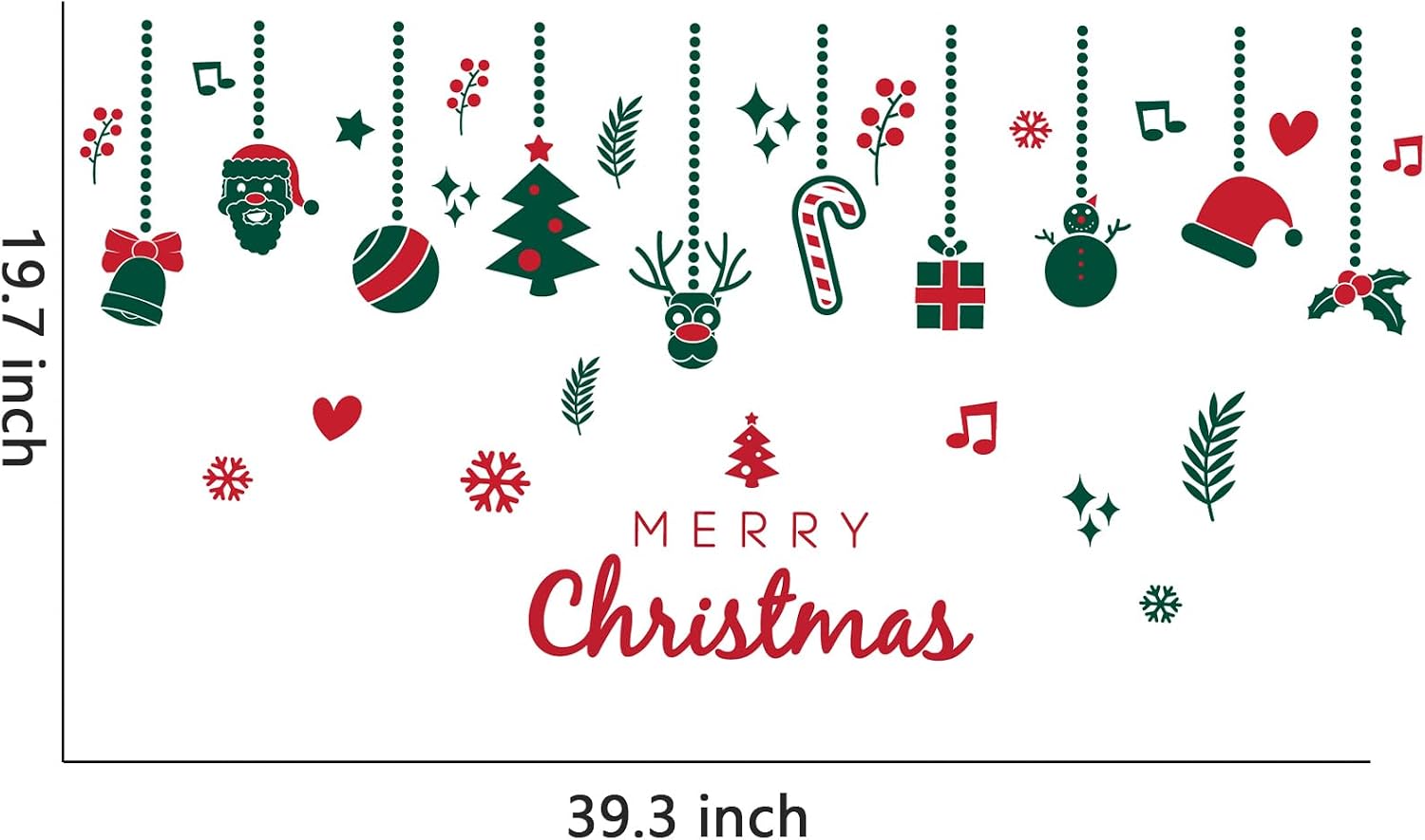 Thumbnail 6 de Christmas Wall Decals, Christmas 3