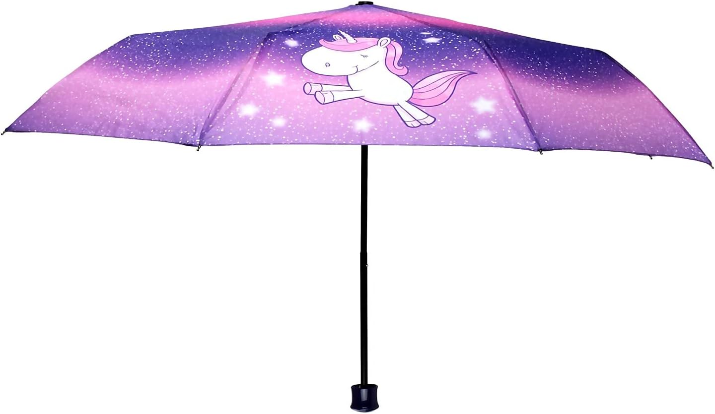 Detalle de Kinder Regenschirm Einhorn Taschenschirm 100 cm