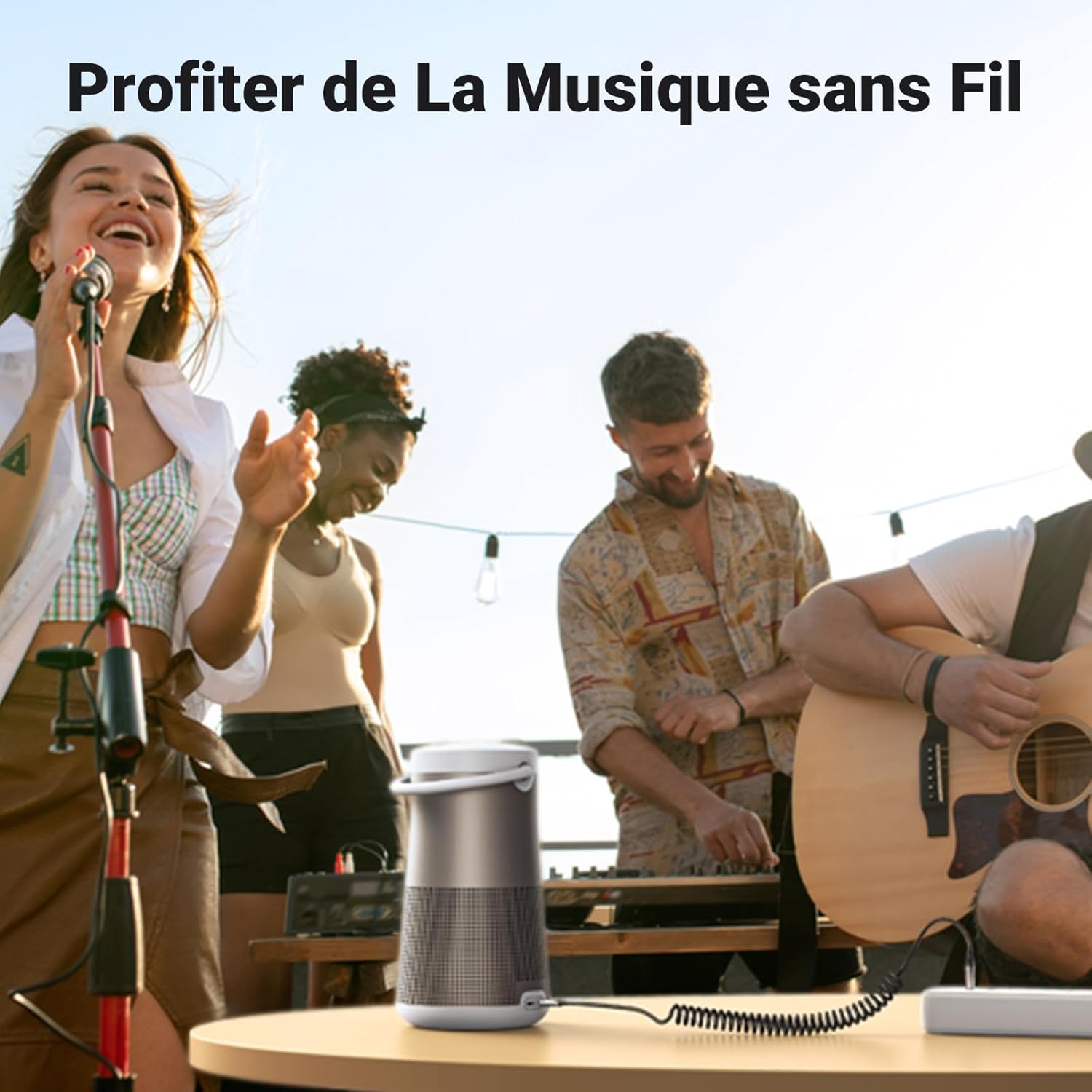 Thumbnail 6 de UGREEN Adaptateur Jack Bluetooth 6.0 pour voiture (récepteur Aux 3,5 mm + USB) avec appels mains libres, argenté