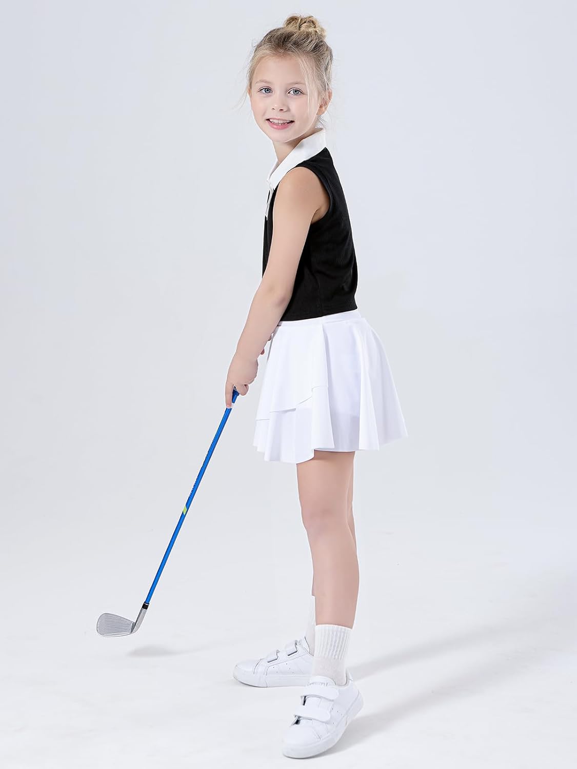 Thumbnail 2 de Bezioner Girls Polo Shirts Sleeveless Tennis T-Shirts Collared Golf Shirt