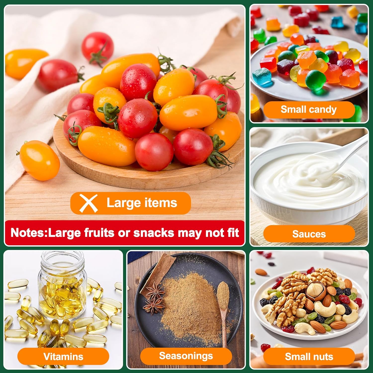 Thumbnail 6 de lompyeu Set mit 6 Salatdressing-Behältern (50 ml) aus Edelstahl mit Silikondeckeln