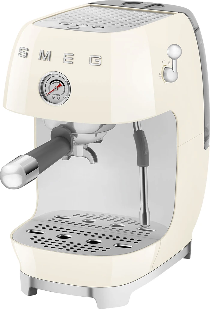 Thumbnail 8 de Smeg ECF03CREU Creme: Espressomaschine mit Manometer, cremigem Cappuccino und Latte Art