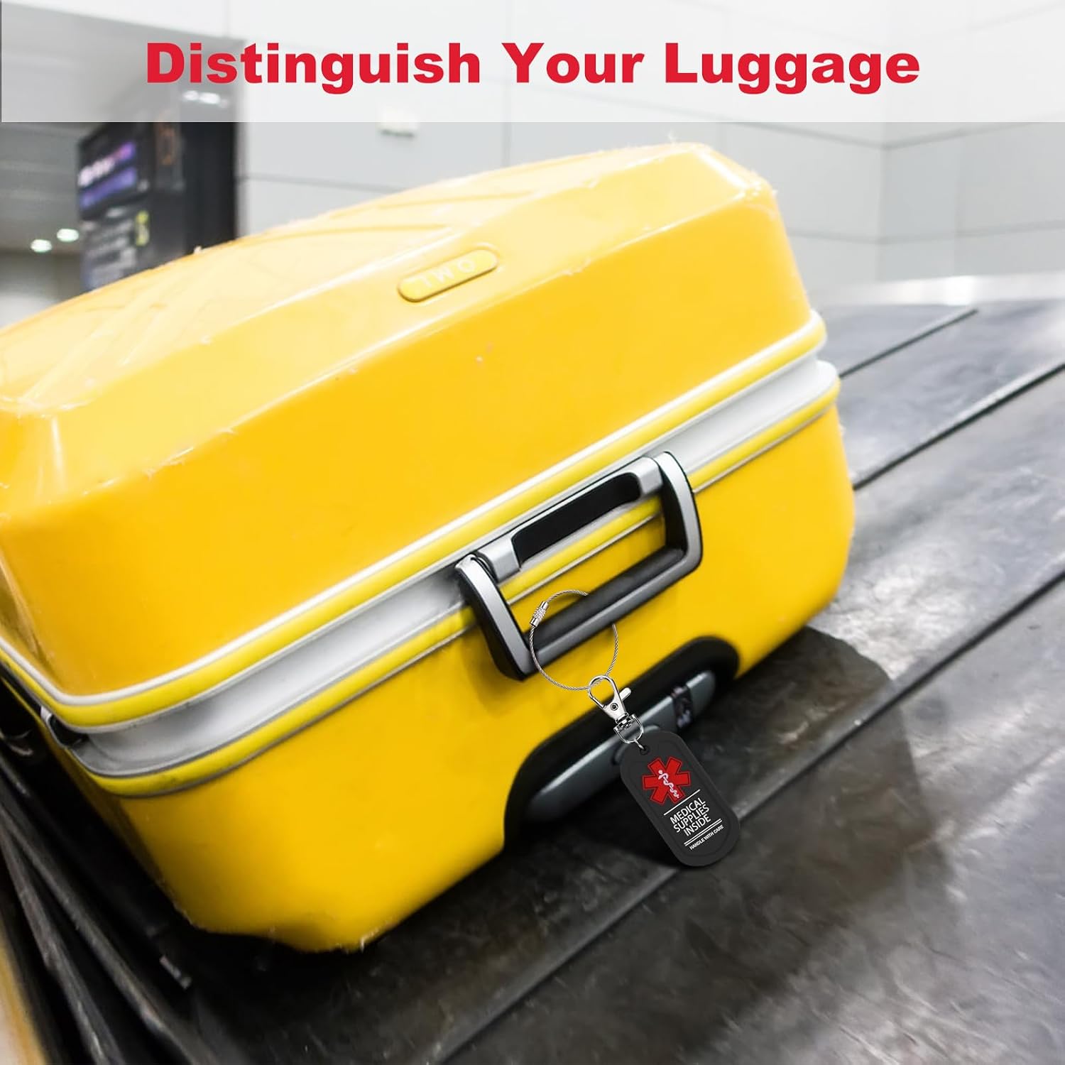 Detalle 2 de MEDMAX Gepäckanhänger Medical Supplies Inside 2er