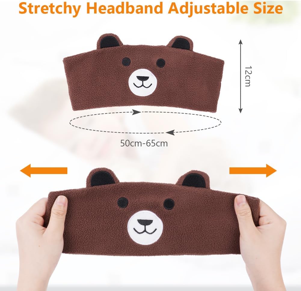 Thumbnail 1 de OFFCUP Bear Headband Headphones Grey