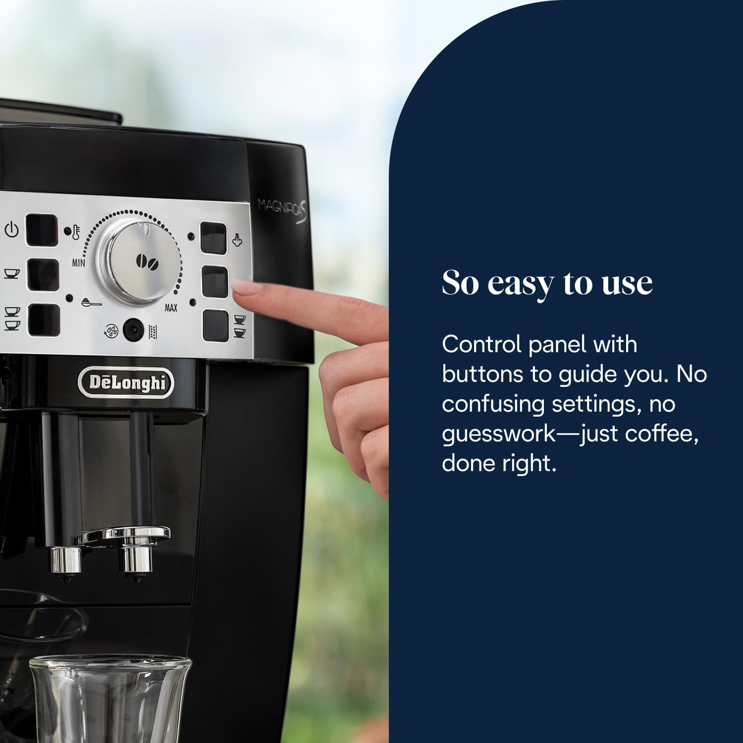 Thumbnail 5 de De'Longhi Magnifica S ECAM22.110.B: Bean-to-Cup Coffee That Fits Home Life