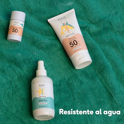 Thumbnail 4 de Naïf Crema Solar Mineral SPF 50 para Bebés y Niños, 100 ml – 0% perfume y zinc oxide, para piel sensible