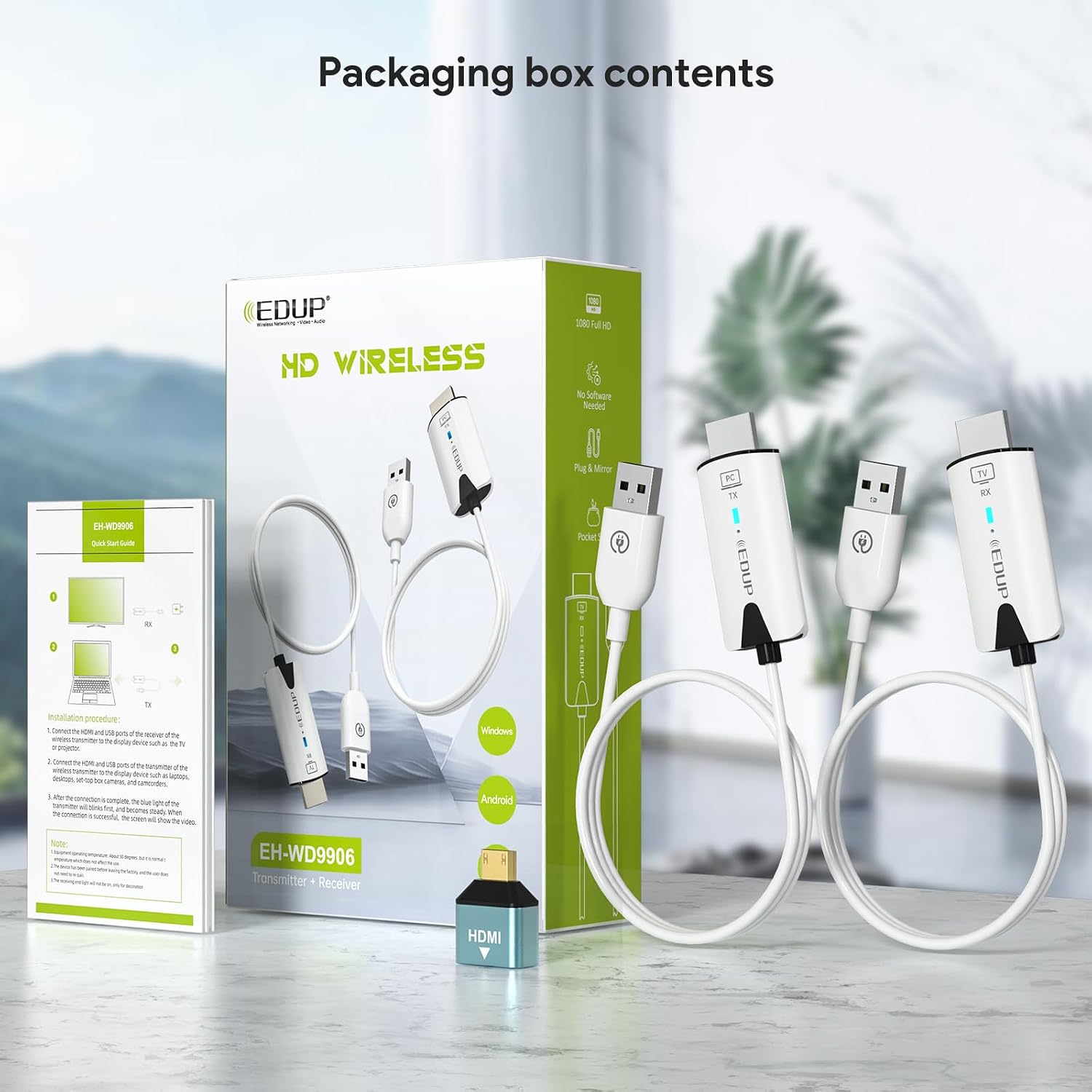 Thumbnail 6 de EDUP Wireless HDMI Transmitter und Receiver 1080P