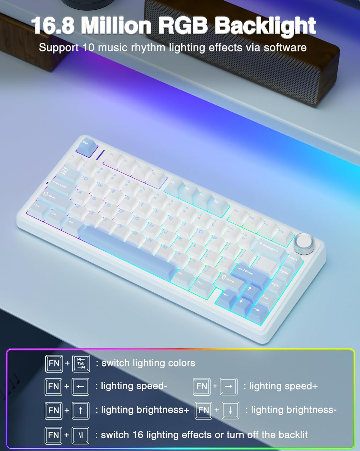 Thumbnail 3 de AULA F75 75% wireless mechanical keyboard