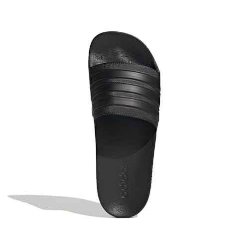 Thumbnail 10 de adidas Adilette Shower Slides (Core Black) — chanclas unisex con plantilla moldeada