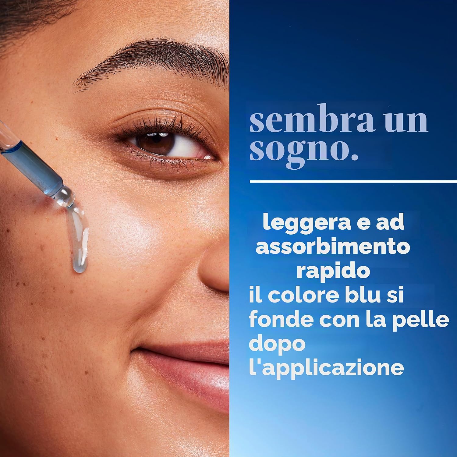 Detalle de e.l.f. SKIN Youth Boosting Blue-ty Sleep Night Oil: olio notte delicato e vegano per un incarnato più luminoso