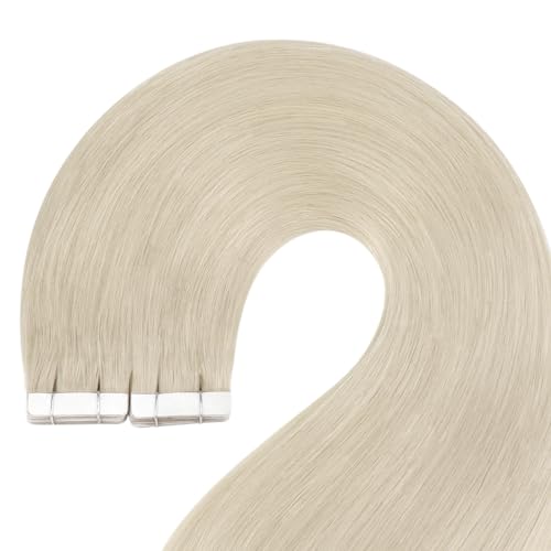 Thumbnail 8 de YoungSee Echthaar Extensions Tape Platinblond 35 cm