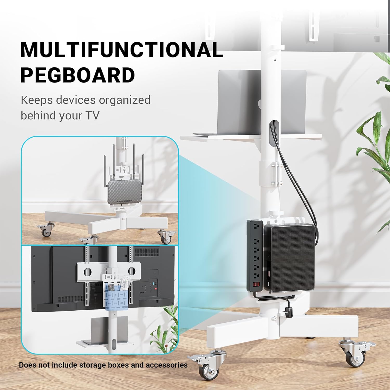 Thumbnail 1 de BONTEC Mobile TV Stand 23–60 inch TV Cart