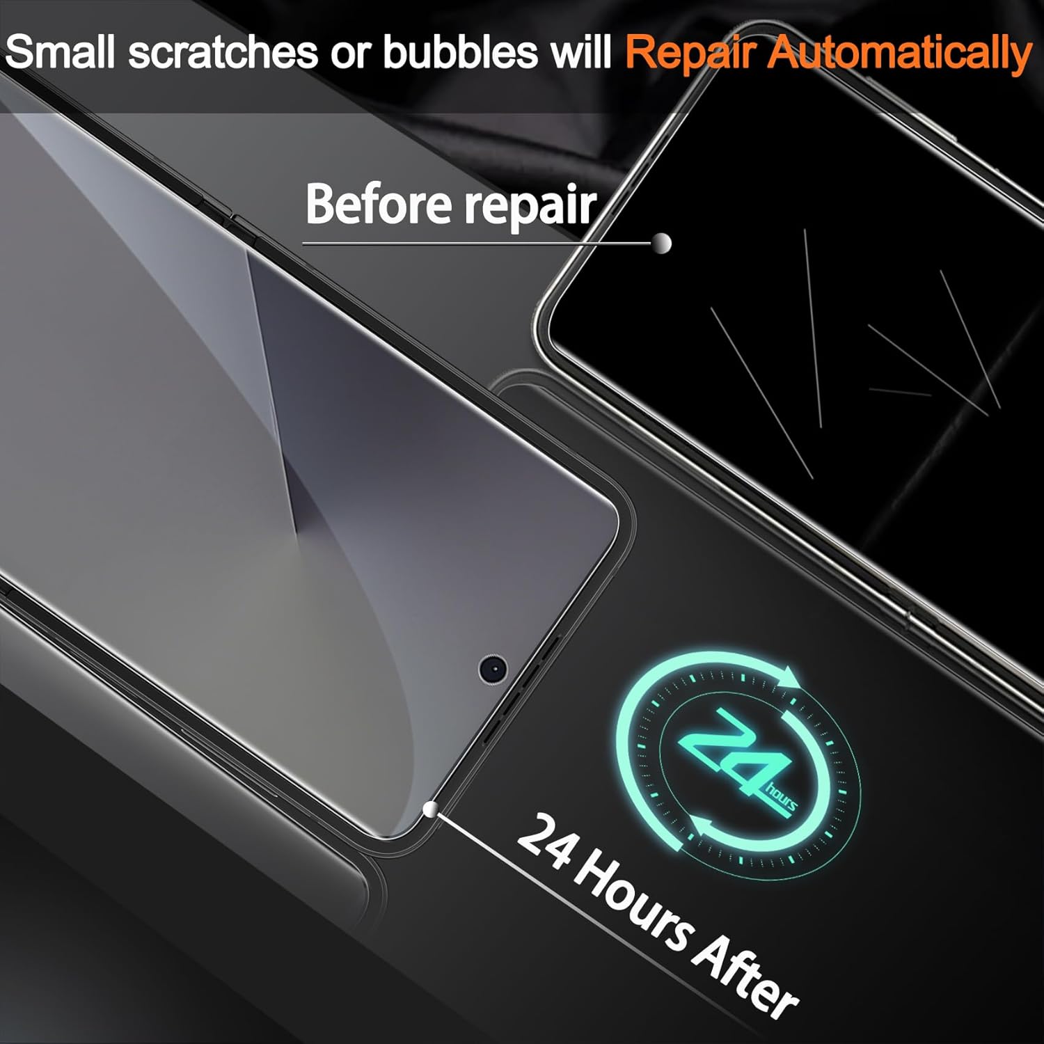 Detalle de Milomdoi 9-in-1 Screen Protector for Galaxy Z Flip 7