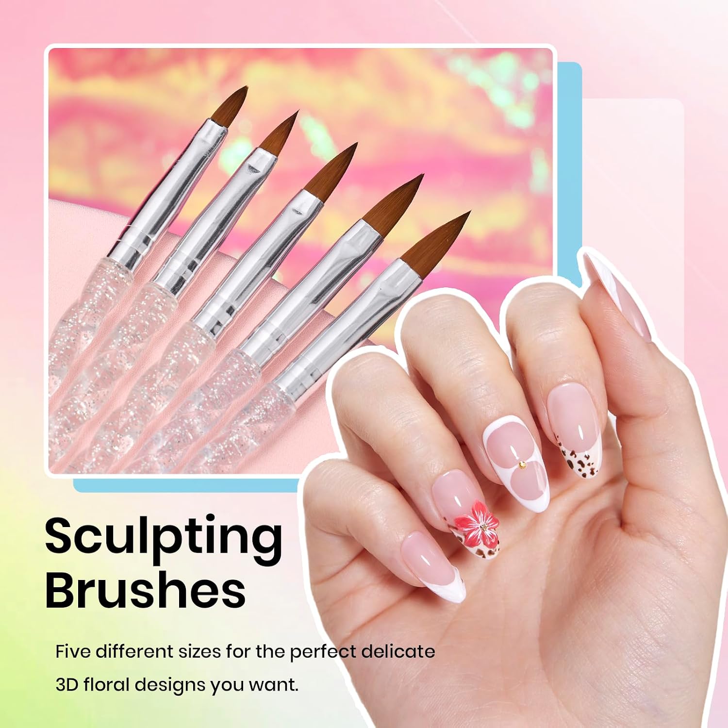 Detalle 2 de Beetles 31pcs Nailart Pinselset