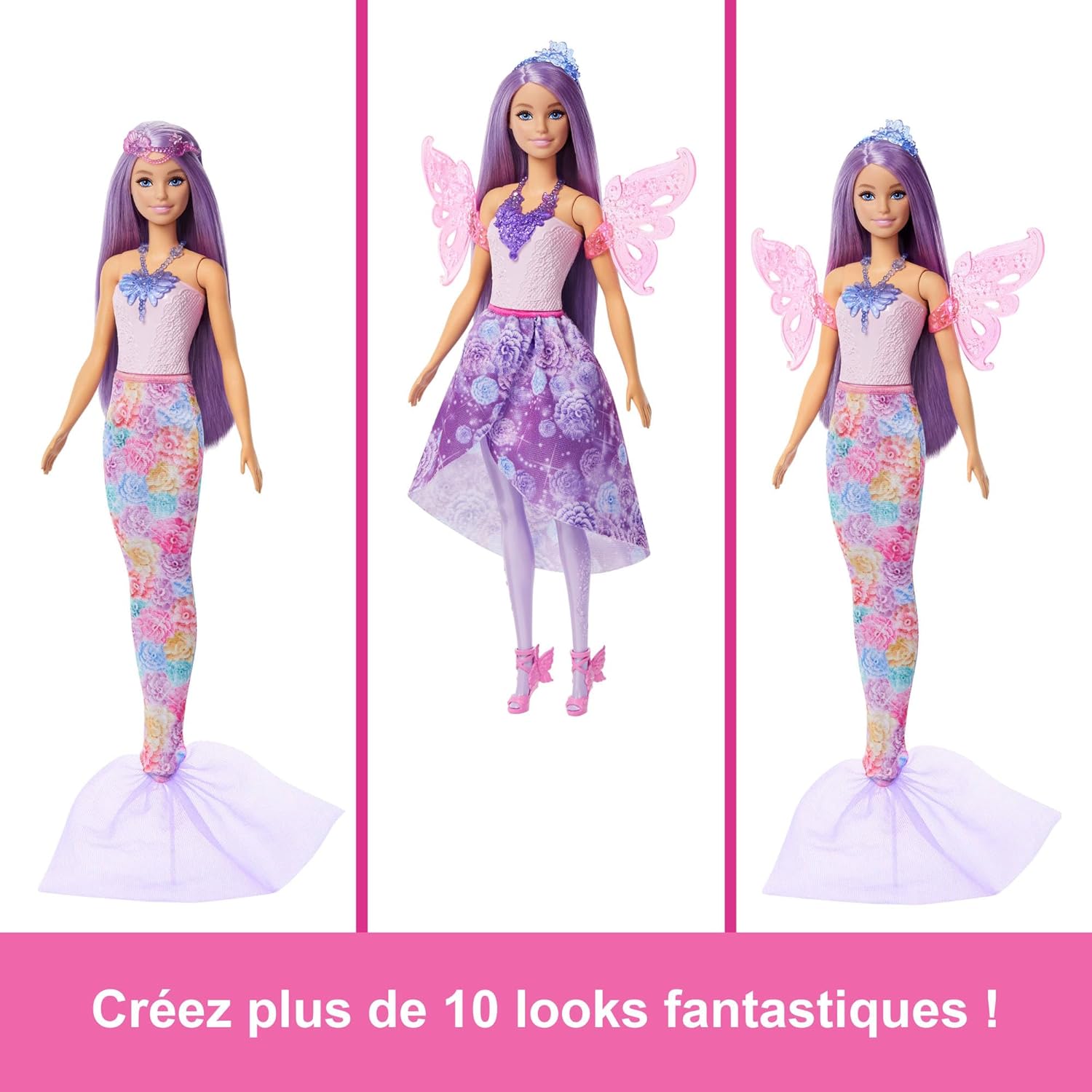 Thumbnail 2 de Barbie Poupée féerique avec accessoires — plus de 10 looks pour des aventures enchantées