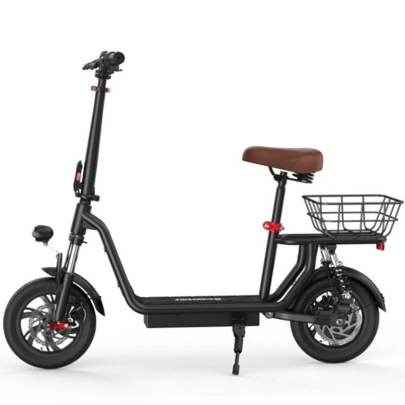 Detalle de iScooter i12 500W autonomía 35 km, doble suspensión 🛴