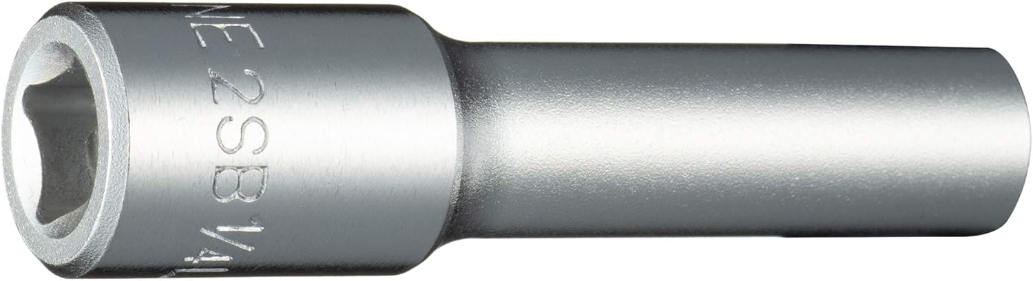 Detalle de トネ(TONE) 2SB-08L ディープソケット 6角・二面幅1/4インチ・差込角6.35mm