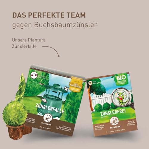 Thumbnail 5 de Plantura Xentari Raupenfrei & Zünslerfrei – Biologisches Spritzmittel gegen Buchsbaumzünsler, 8x2 g