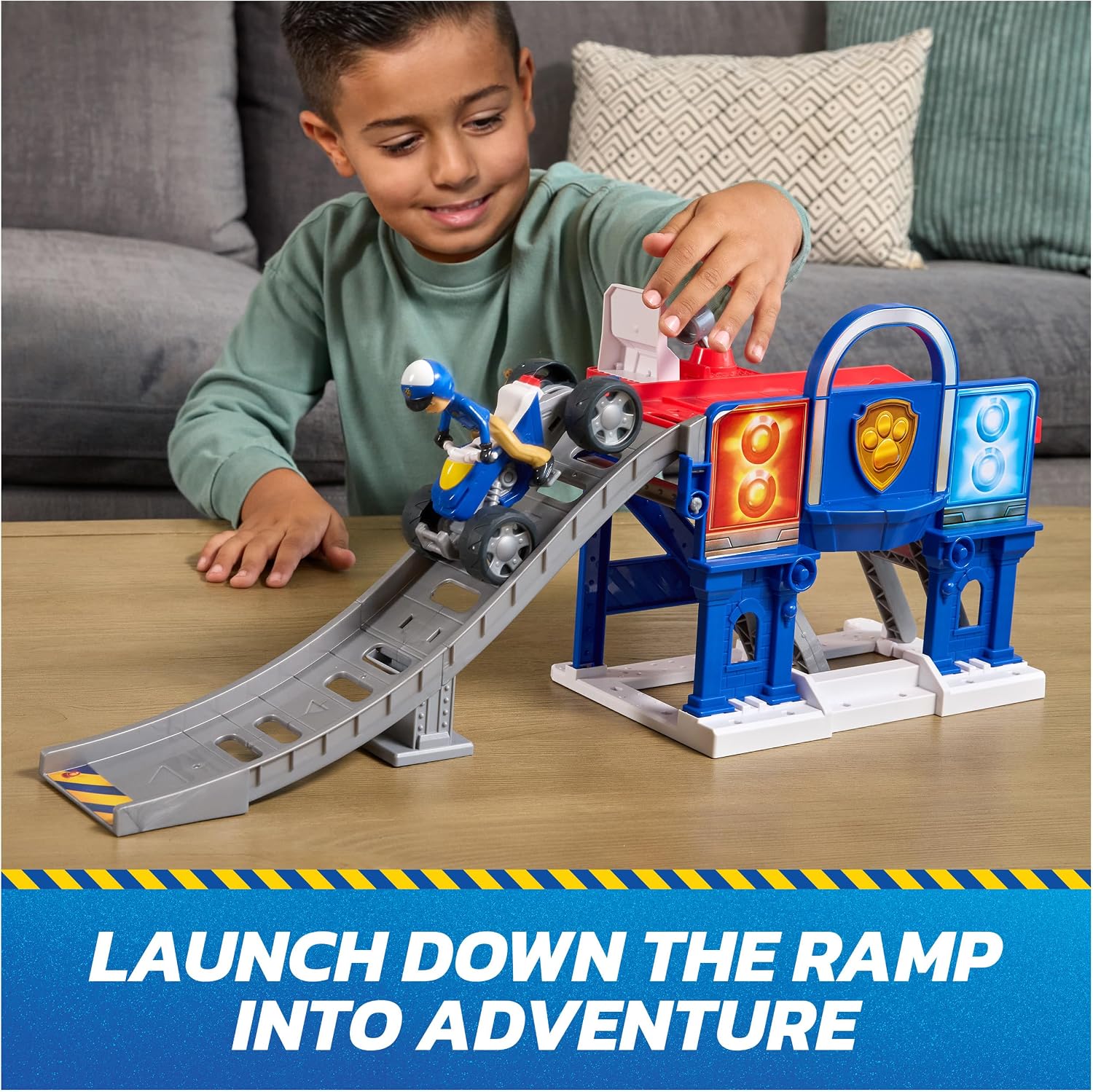 Thumbnail 6 de Paw Patrol Search & Rescue Lift N Repair Playset with Ryder Action Figure – Over 30-Inch Track, Moving Claw Arm and Ramp