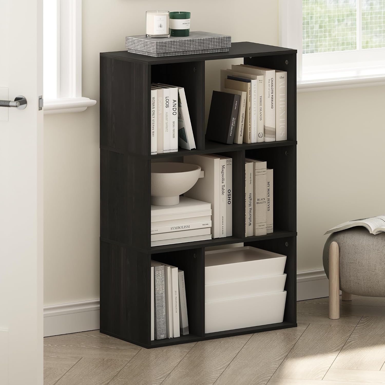 Detalle 2 de Furinno DALY Libreria 6 Cubi 59,99 cm