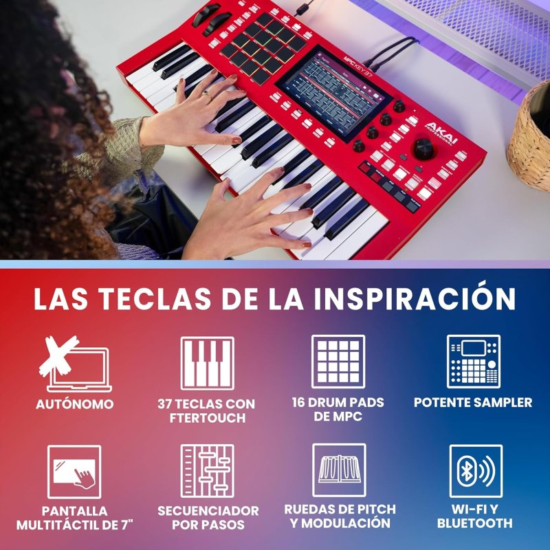Thumbnail 3 de AKAI Professional MPC Key 37 controlador MIDI 37 teclas 🎹