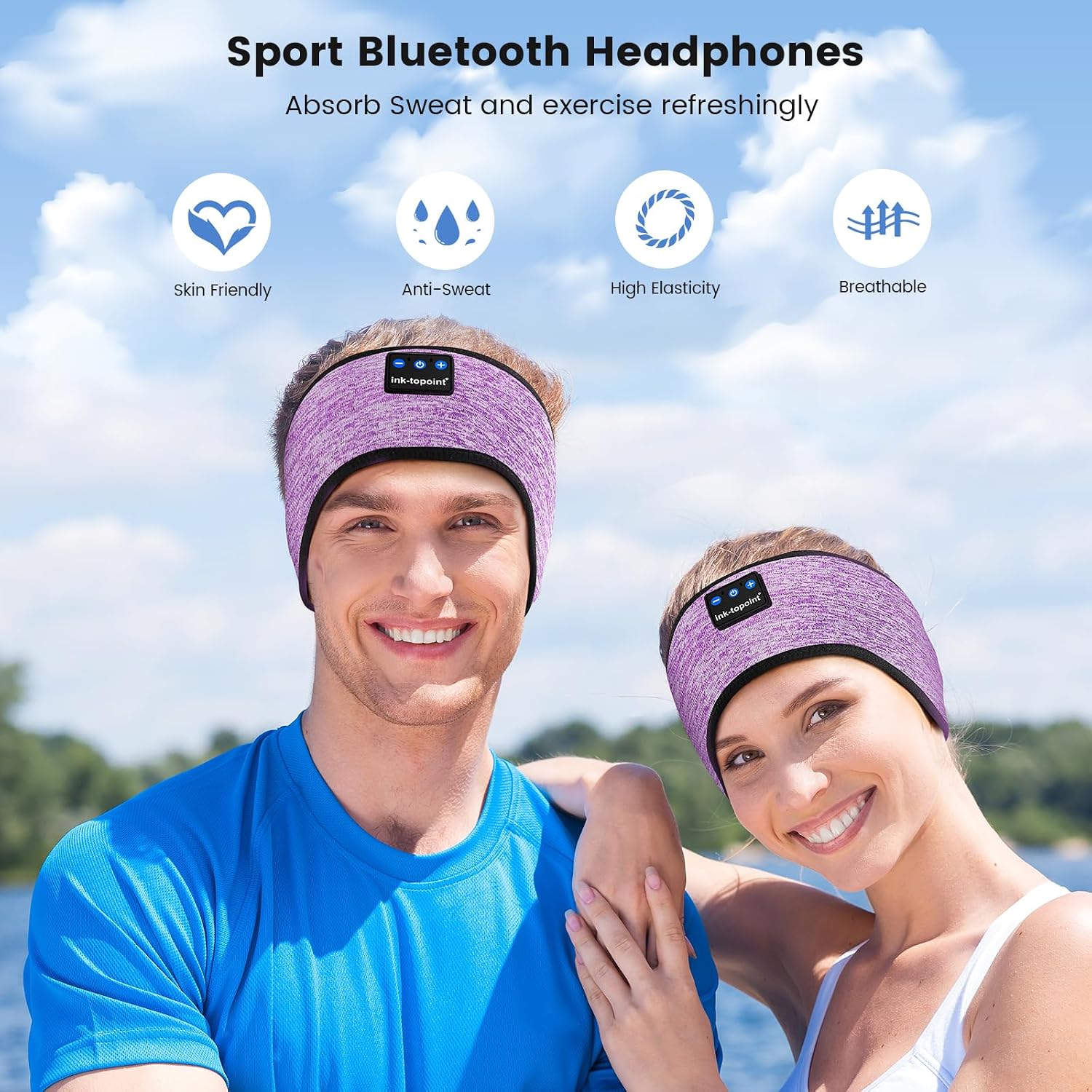 Detalle de ink-topoint Sleep Headphones Headband Bluetooth 5.4 14h