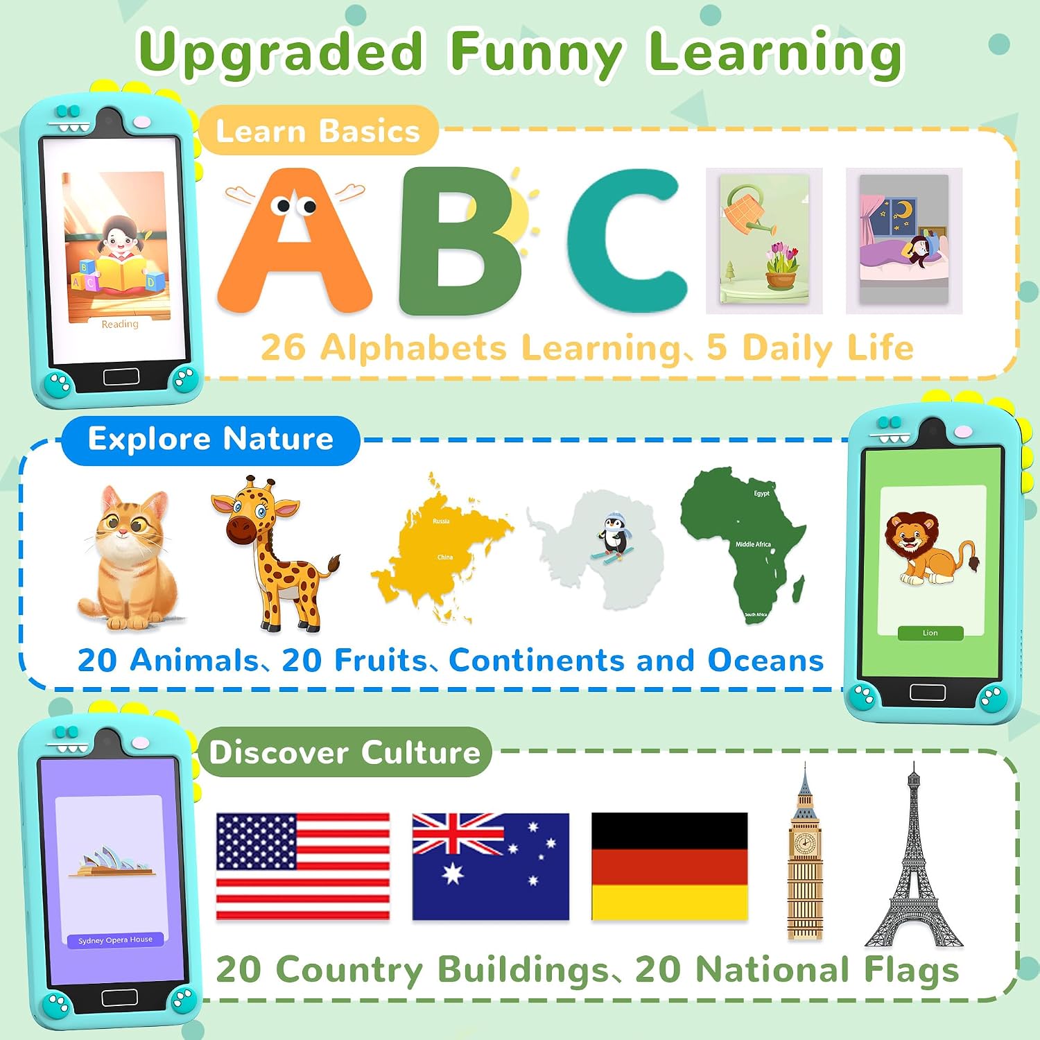 Thumbnail 5 de YIFOCO Kids Smart Phone 4" touchscreen