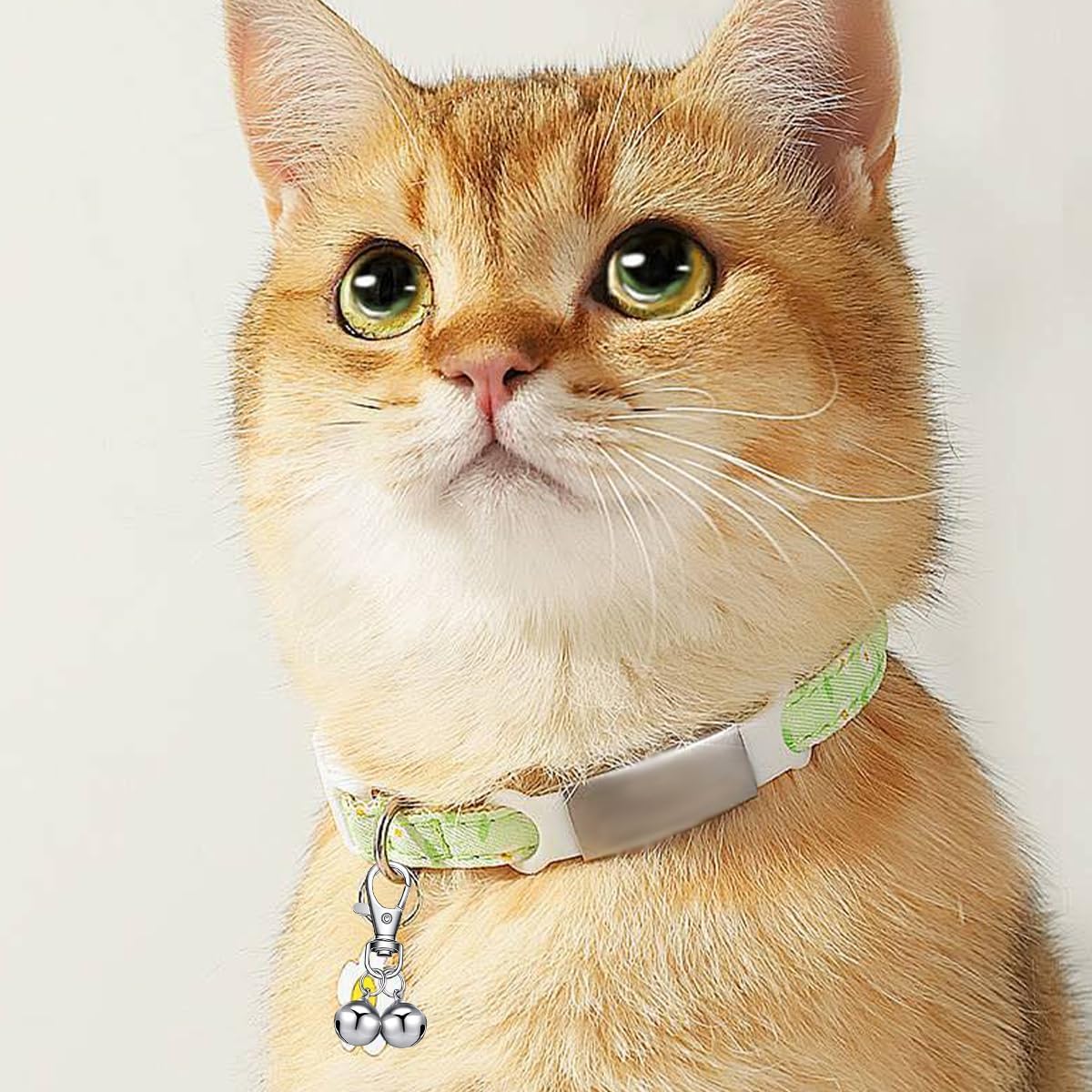 Detalle de AddLotLot 8 PCS Mini Dog Collar Bells: Extra Loud Silver Zinc Alloy Charms for Cats & Dogs