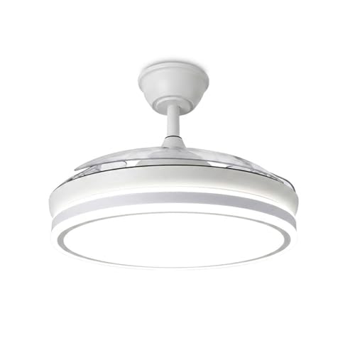 Detalle 2 de YOEVU EOS ONE: Ventilador de Techo 72W con Luz LED Regulable y Aspas Retráctiles