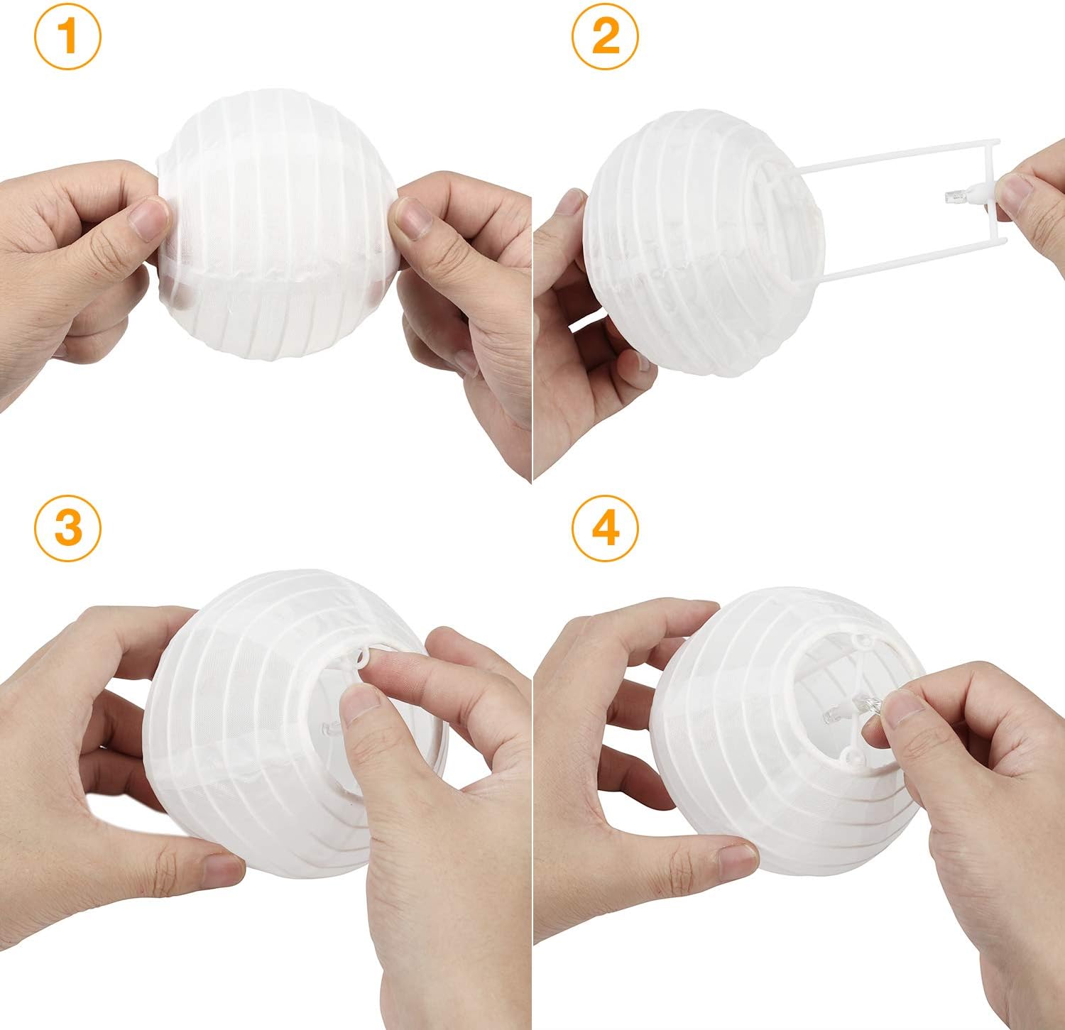 Thumbnail 5 de Qedertek Solar Lampion Lichterkette Außen 9,8 m – 40 LED, IP65, 2 Modi