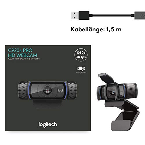 Thumbnail 10 de Logitech C920s HD PRO Webcam – Full-HD-Videoqualität mit privater Abdeckung
