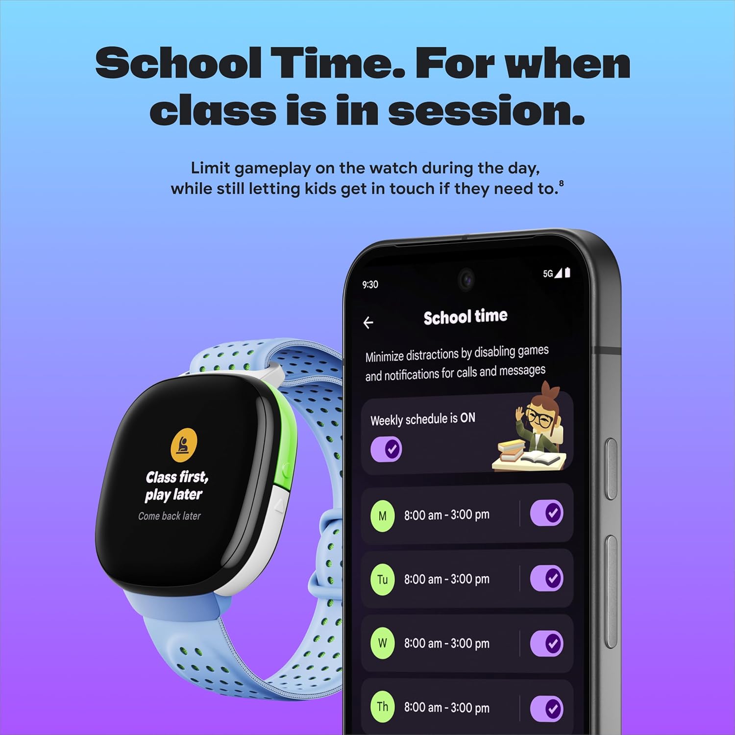 Thumbnail 6 de Fitbit Ace LTE Kids Smartwatch 16+h