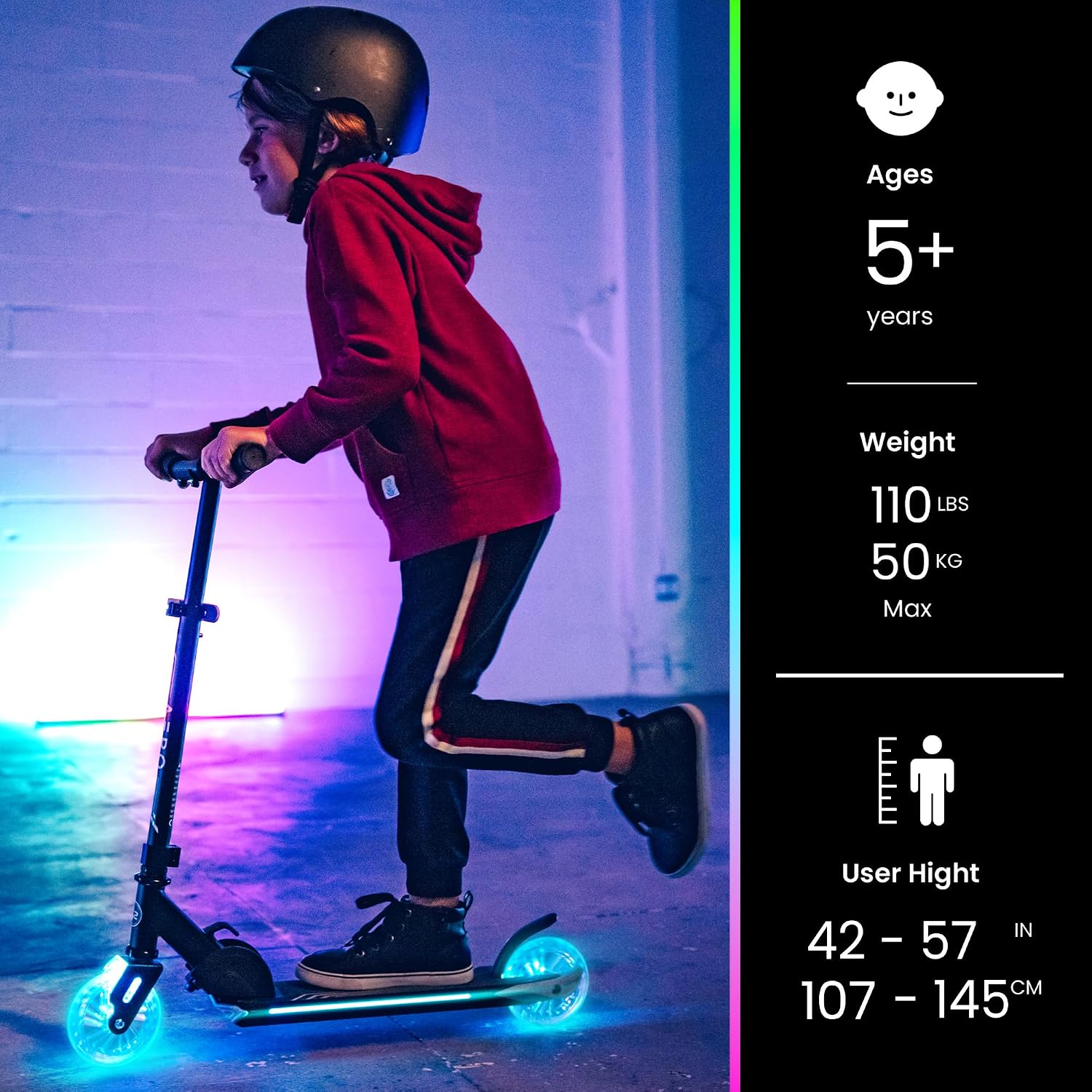 Thumbnail 4 de Aero Scooter for Kids 5-12, Foldable Kick Scooter 🛴