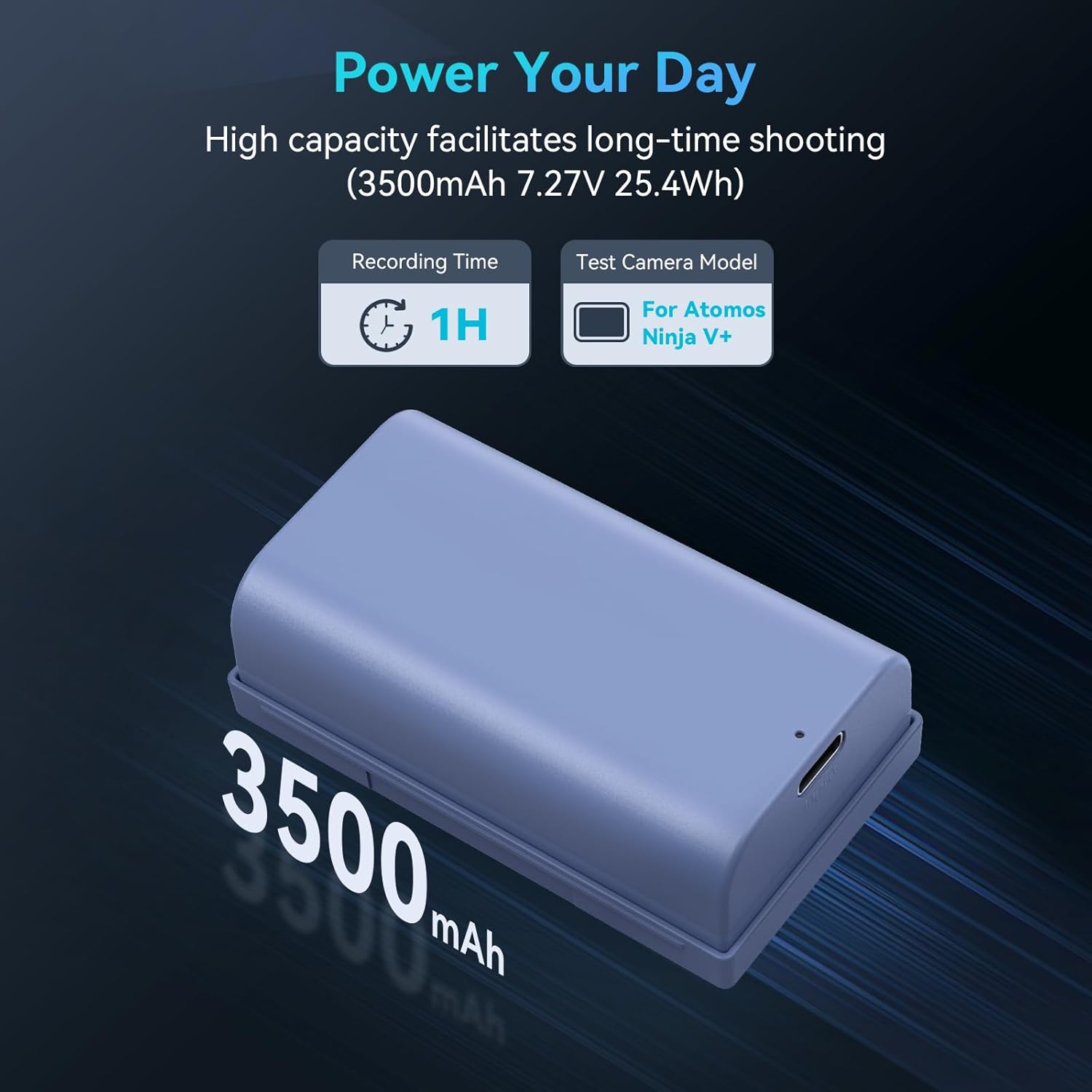 Detalle de SMALLRIG 4331 Batterie 3500mAh pour caméras