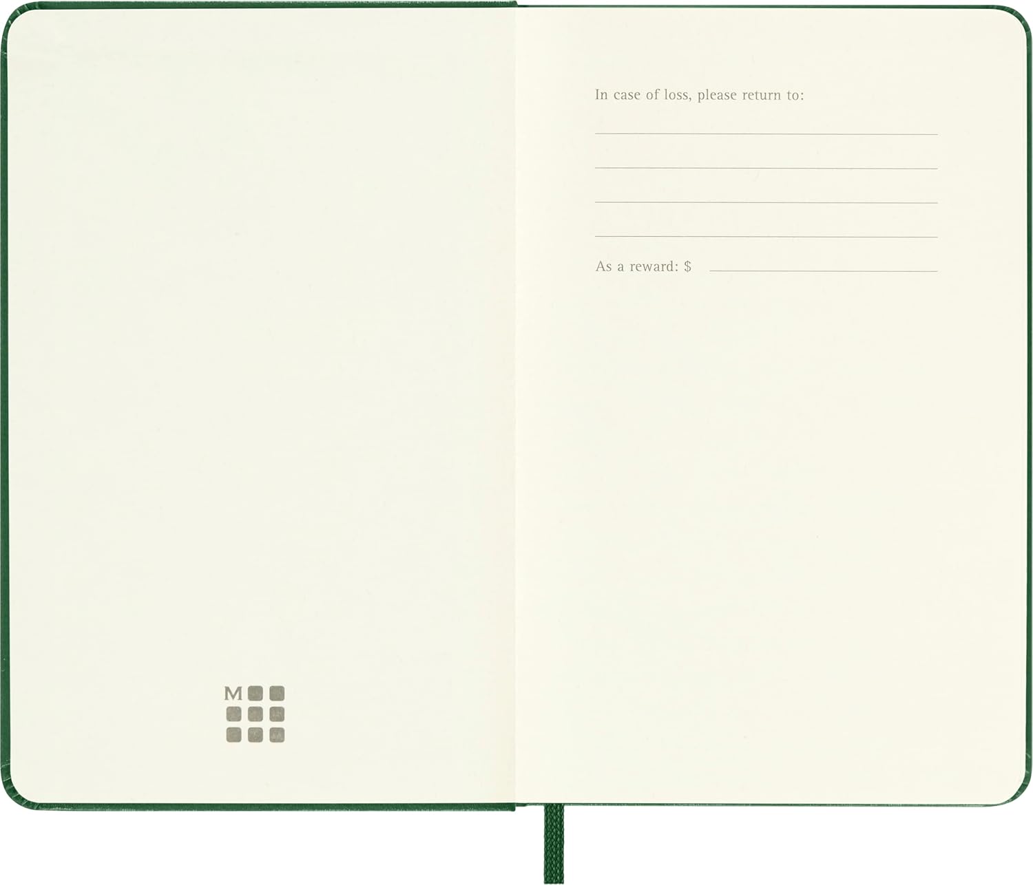 Thumbnail 4 de Moleskine Classic Carnet Pocket Vert Myrte – 192 pages, couverture rigide et fermeture élastique
