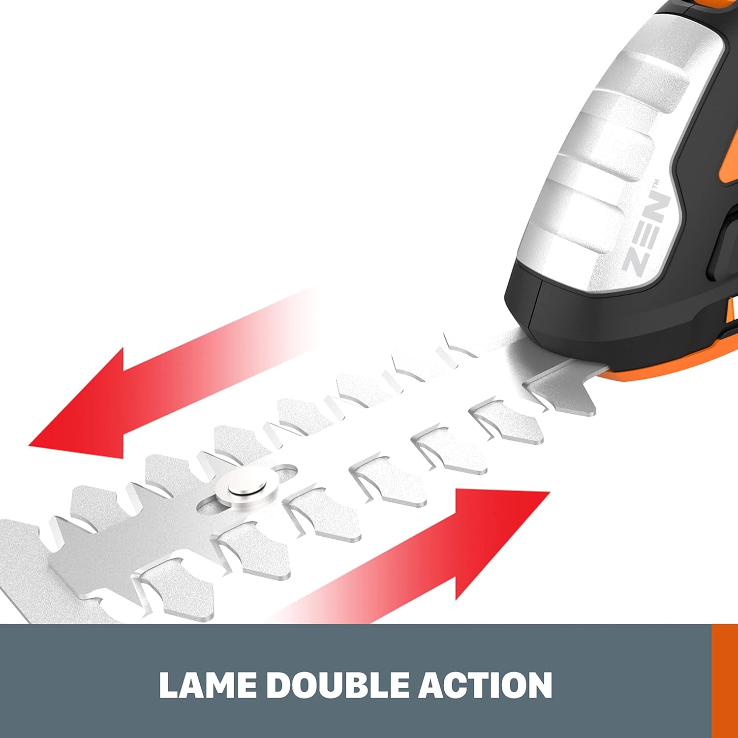 Thumbnail 3 de WORX Set Sculpte-Haies et Taille-Herbes sans Fil 20V WG801E.91 — 4 lames et mallette